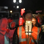 Korowód ze śiętymi na ulicach Świebodzina