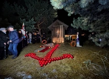 Światło pamięci na sopockiej plaży