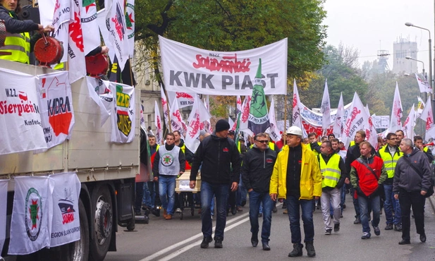Katowice. Marsz w obronie przemysłu. Miasto informuje o utrudnieniach w centrum