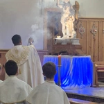 Nawiedzenie figury św. Michała Archanioła w Komorowie