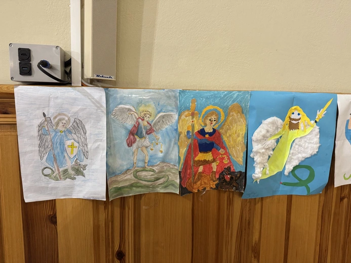 Nawiedzenie figury św. Michała Archanioła w Komorowie