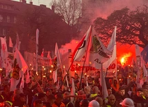 Katowice. Marsz gwiaździsty central związkowych [ZDJĘCIA]