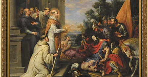 „Spotkanie papieża Leona Wielkiego z Attylą”. XVII-wieczne dzieło Guillama Forchondta