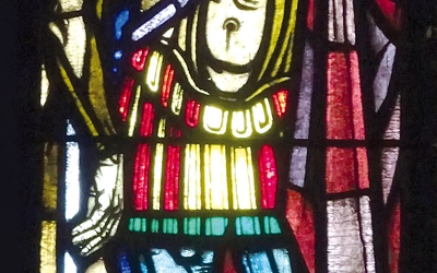 Witraże „Św. Marcin z Tours” w kościołach: św. Antoniego w Gliwicach-Wójtowej Wsi, 1943–1944, August Wagner, Berlin… 