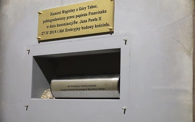 Kaplica stanowi część powstającego kompleksu świątynnego.