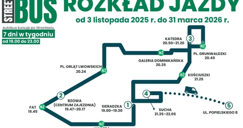 Streetbus już kursuje po Wrocławiu