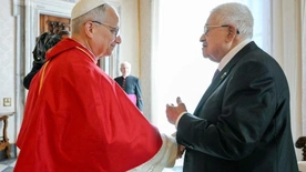 Papież spotkał się z prezydentem Palestyny