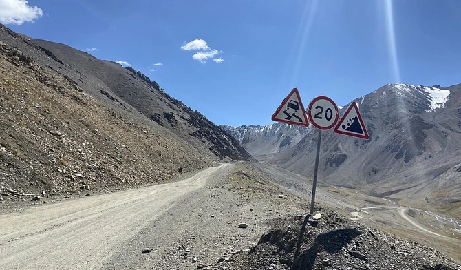 W górach Kirgistanu