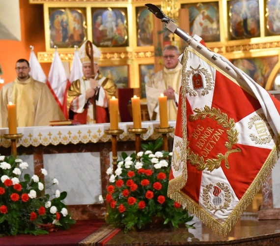Msza św. za ojczyznę w zielonogórskiej konkatedrze