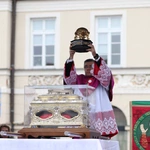 Obchody patronalne diecezji. Procesja z relikwiami św. Wiktorii 