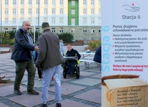 – Zanim powstanie stały punkt w mieście, na razie pomagamy w takiej formie – mówi Damian Bieniek.  