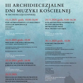 Zaproszenie na III Archidiecezjalne Dni Muzyki Kościelnej