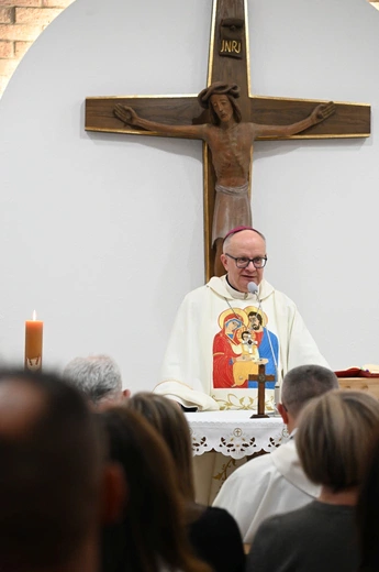 Poświęcenie kaplicy w DTD Nazaret w Jemielnicy