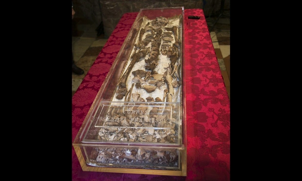Publicznie wystawione szczątki św. Franciszka