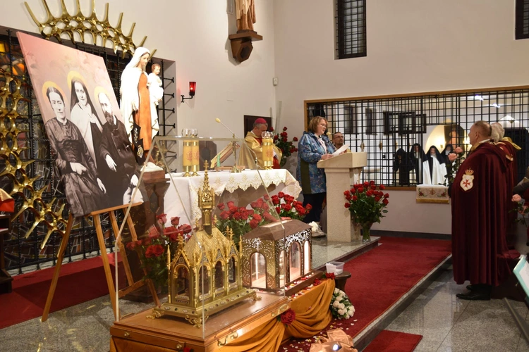 Relikwie św. Teresy od Dzieciątka Jezus i jej rodziców w Tarnowie