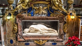 Święta Cecylia szczególnie czczona na Zatybrzu