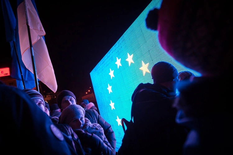 Listopad 2013 –  początek Euromajdanu w obiektywie fotoreportera „Gościa”