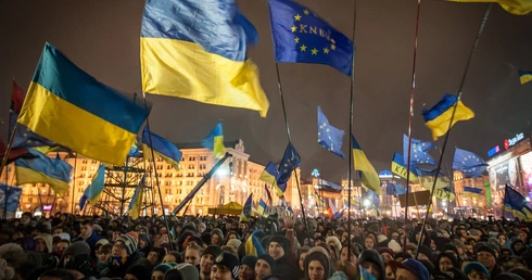 Listopad 2013 –  początek Euromajdanu w obiektywie fotoreportera „Gościa”