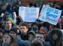 Listopad 2013 –  początek Euromajdanu w obiektywie fotoreportera „Gościa”