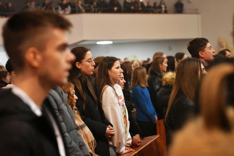 Główny punkt Modlitewnego Wieczoru Młodych