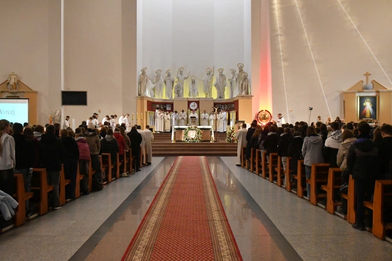 Główny punkt Modlitewnego Wieczoru Młodych