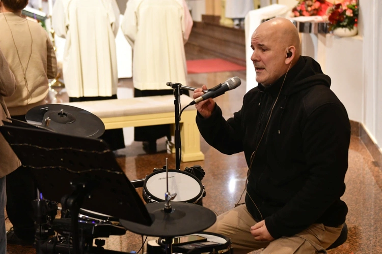 Główny punkt Modlitewnego Wieczoru Młodych