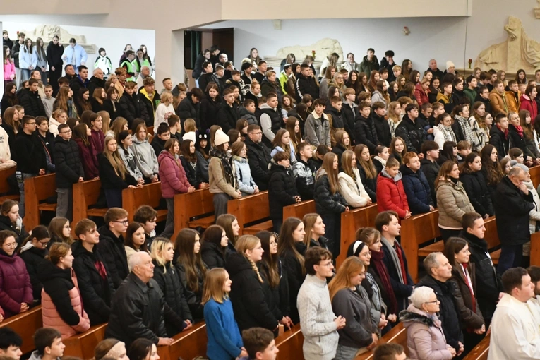 Główny punkt Modlitewnego Wieczoru Młodych