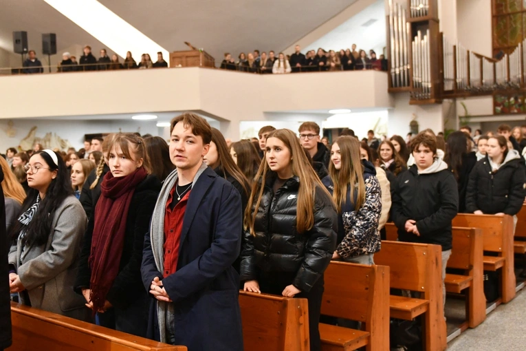 Główny punkt Modlitewnego Wieczoru Młodych