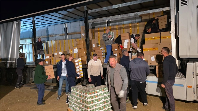 Dary z Watykanu w Charkowie