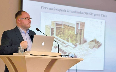 Przemysław Kubisiak opowiadał o miejscu ofiary Izaaka.