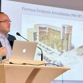 Przemysław Kubisiak opowiadał o miejscu ofiary Izaaka.