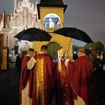 Poświęcenie figury Chrystusa upadającego pod krzyżem u radomskich bernardynów