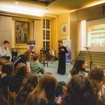 Blok formacyjny podczas jubileuszu młodych