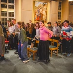 Blok formacyjny podczas jubileuszu młodych