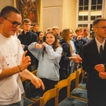 Blok formacyjny podczas jubileuszu młodych