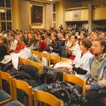 Blok formacyjny podczas jubileuszu młodych