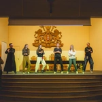 Blok formacyjny podczas jubileuszu młodych