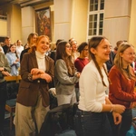 Blok formacyjny podczas jubileuszu młodych