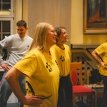 Blok formacyjny podczas jubileuszu młodych