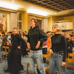 Blok formacyjny podczas jubileuszu młodych