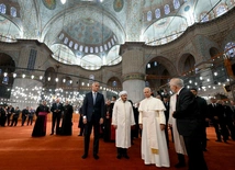 Wizyta Leona XIV w Błękitnym Meczecie Sułtana Ahmeda