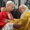 Leon XIV i Bartłomiej I podczas nabożeństwa Boskiej Liturgii