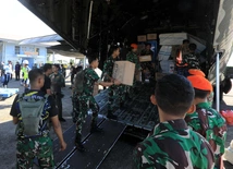 Tranport z pomocą dla poszkodowanych