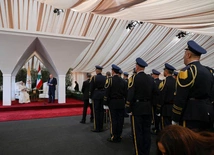 Papież na lotnisku w Bejrucie - ceremonia pożegnania