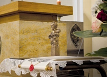 Laureat otrzymuje statuetkę z popiersiem patrona wyróżnienia.