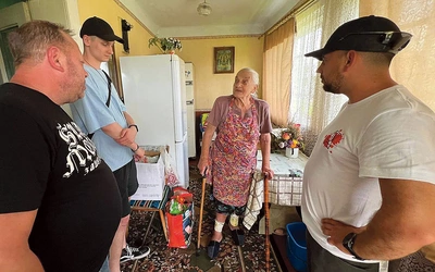   Mieszkańcy Strzelczysk i okolic są niezwykle wdzięczni za dary, ale i za odwie- dziny. 