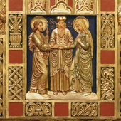  Zaślubiny Maryi i Józefa. W tekstach kanonicznych wydarzenie to nie zostało opisane, ale z pewnością przebiegło zgodnie z żydowskimi zwyczajami.