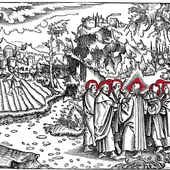 Przypowieść o siewcy: Oto siewca wyszedł siać. A gdy siał, niektóre [ziarna] padły na drogę, nadleciały ptaki i wydziobały je. Inne padły na miejsca skaliste, gdzie niewiele miały ziemi; i wnet powschodziły, bo gleba nie była głęboka. Lecz gdy słońce wzeszło, przypaliły się i uschły, bo nie miały korzenia. Inne znowu padły między ciernie, a ciernie wybujały i zagłuszyły je. Inne w końcu padły na ziemię żyzną i plon wydały, jedno stokrotny, drugie sześćdziesięciokrotny, a inne trzydziestokrotny. Mt 13,3-8