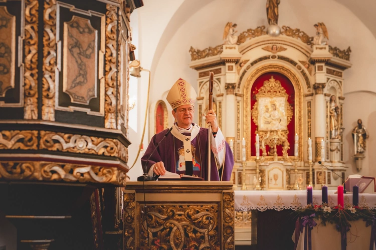 Poświęcenie figury w Trąbkach Wielkich