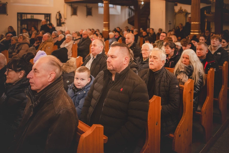 Poświęcenie figury w Trąbkach Wielkich